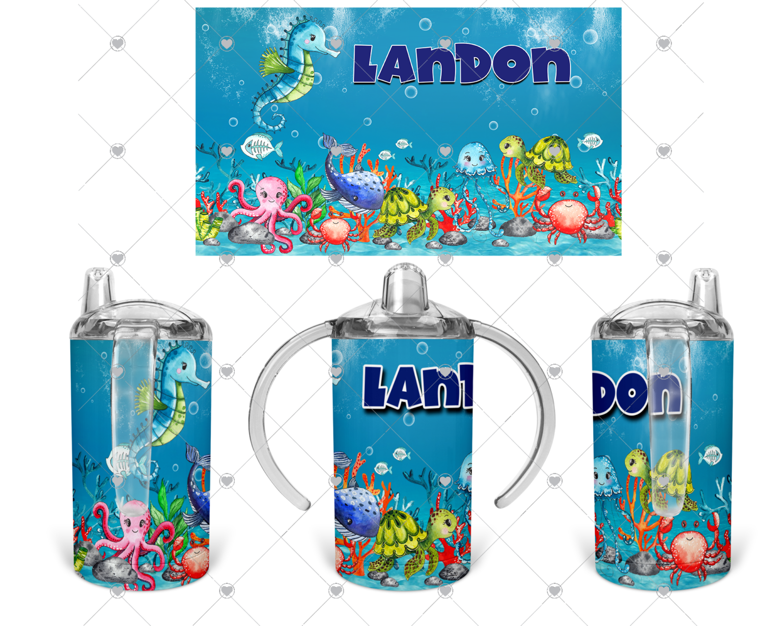 12oz Sippy Cup Tumbler Png Mockup