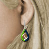 40 Teardrop Football Earring Designs, Team Colors, PNG Sublimation Designs - Image 5
